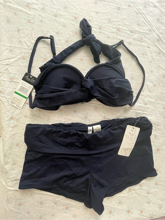 Anne Cole Other - Anne Cole Navy Swim Top & Shorts Set with Tags